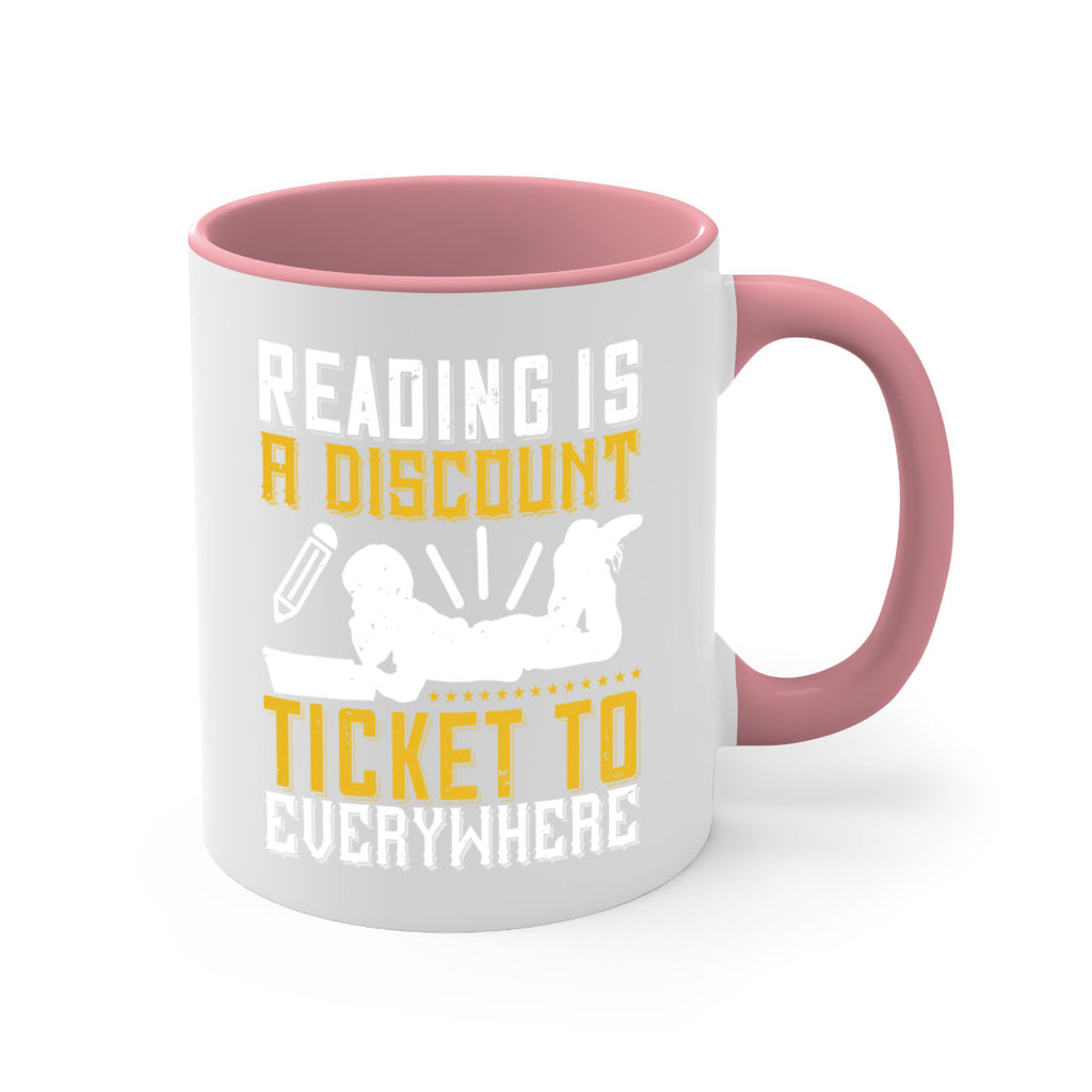 reading is a discount ticket to everywhere 16#- Reading - Books-Mug / Coffee Cup