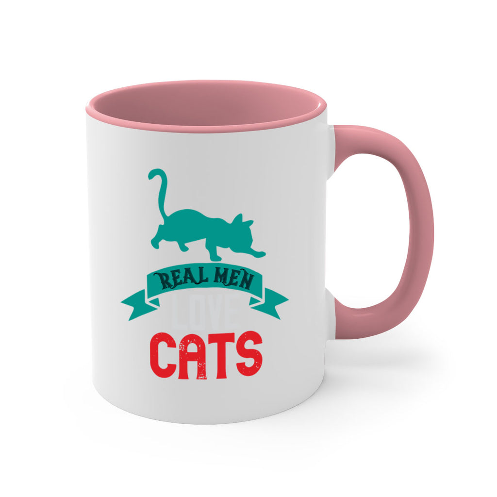 real man love cats o Style 112#- cat-Mug / Coffee Cup