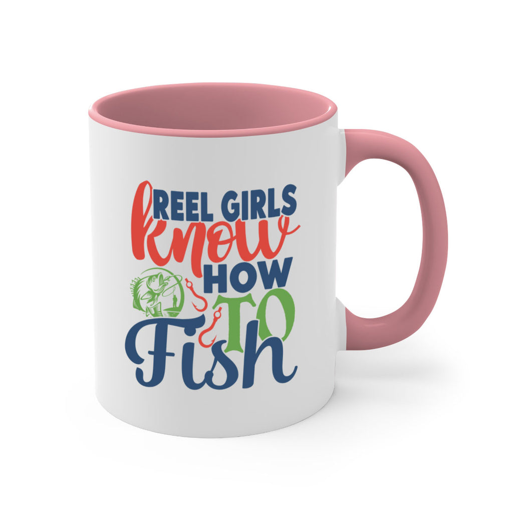reel girls know how to fish 197#- fishing-Mug / Coffee Cup