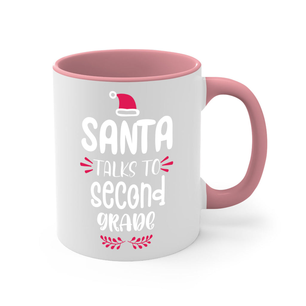 santa talks to second grade style 610#- christmas-Mug / Coffee Cup