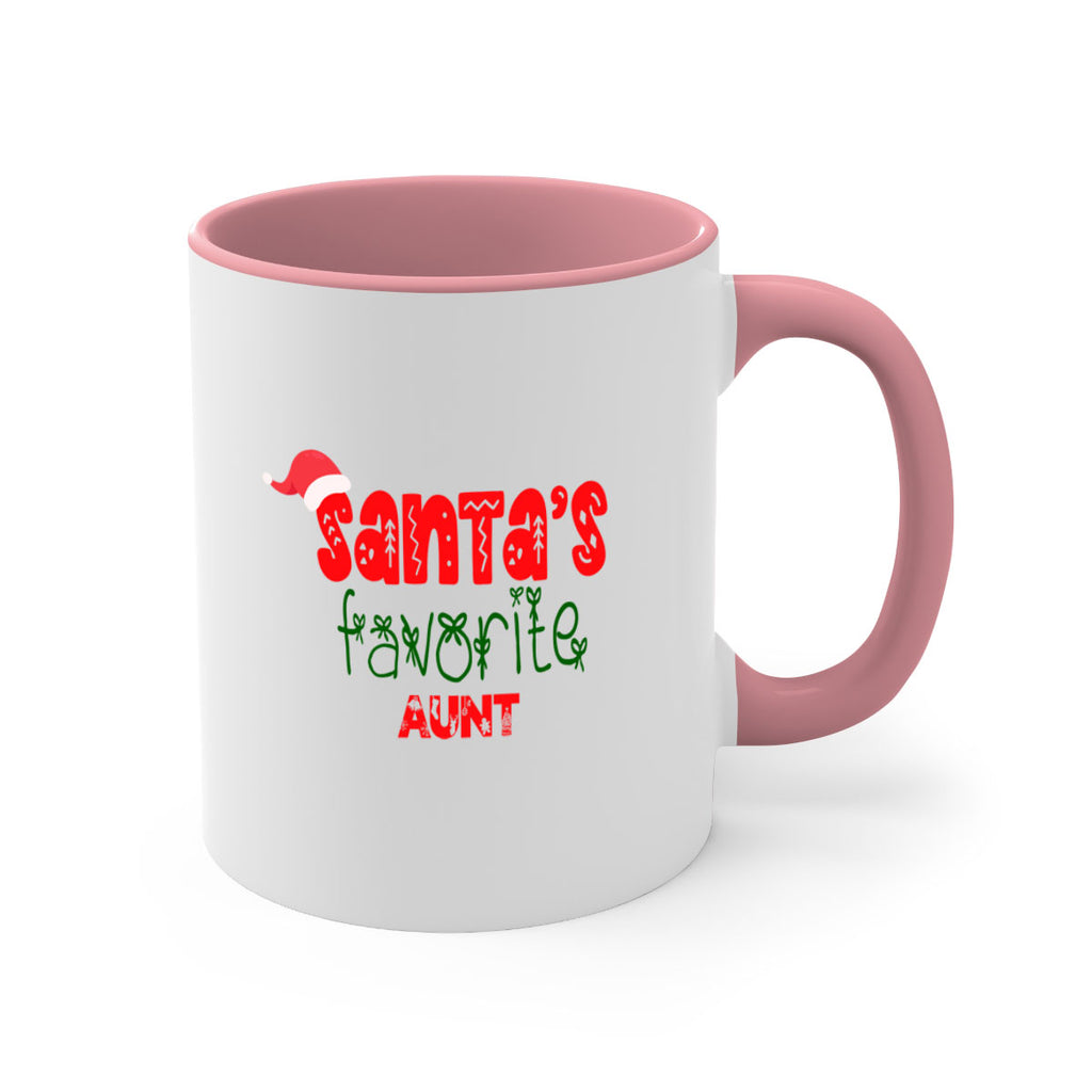 santas favorite aunt style 666#- christmas-Mug / Coffee Cup