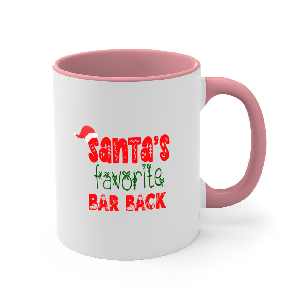 santas favorite bar back style 674#- christmas-Mug / Coffee Cup