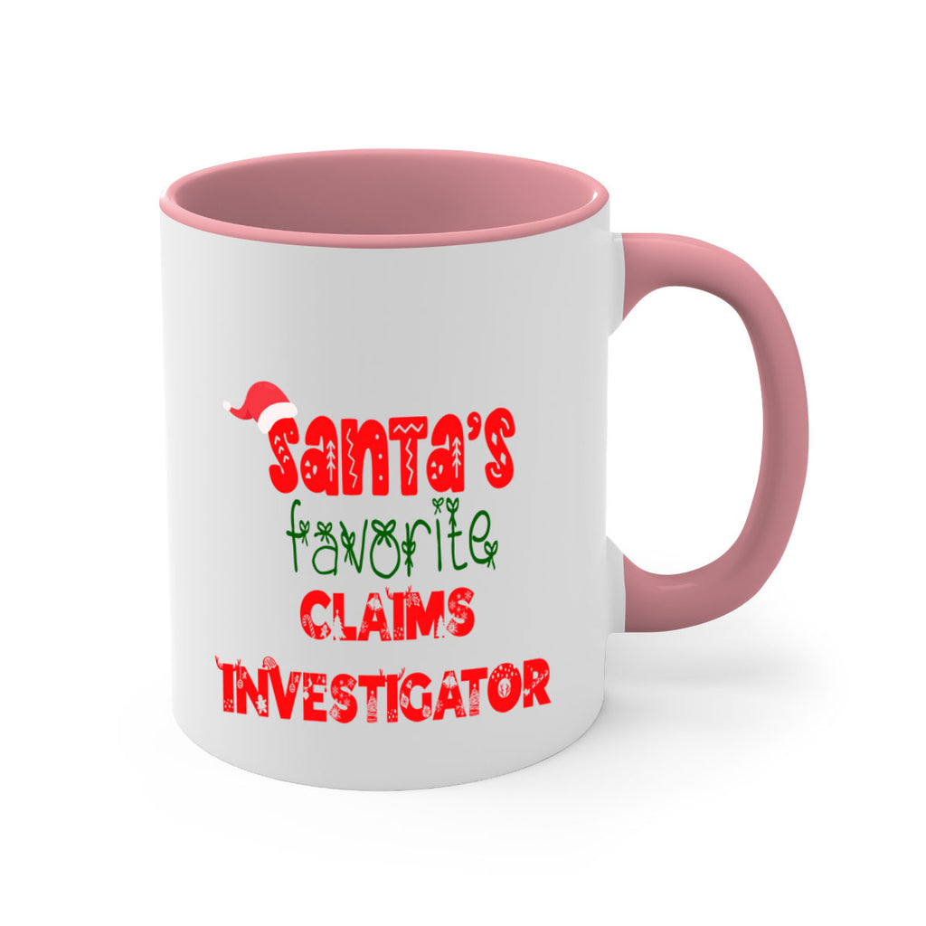 santas favorite claims investigator style 719#- christmas-Mug / Coffee Cup
