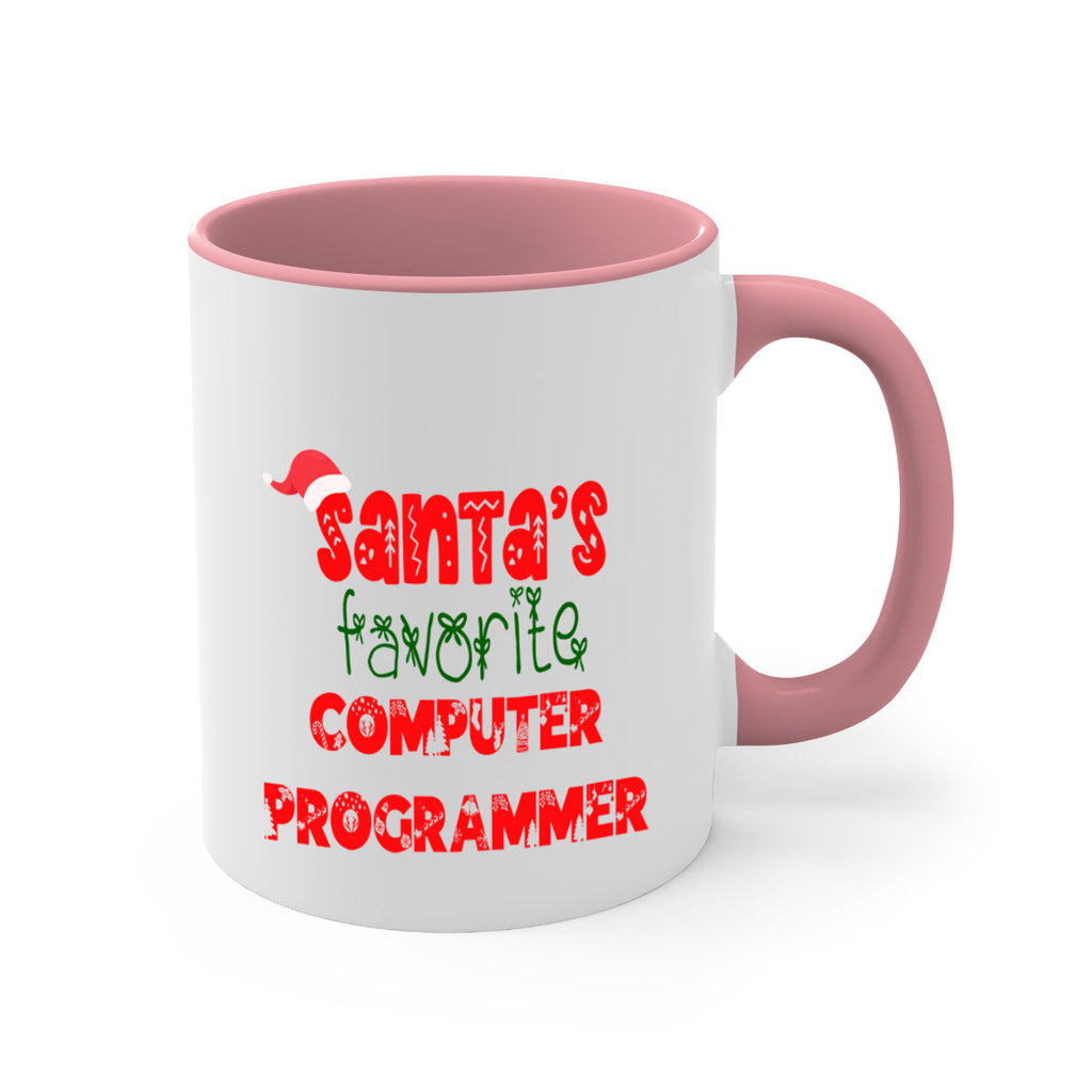 santas favorite computer programmer style 731#- christmas-Mug / Coffee Cup