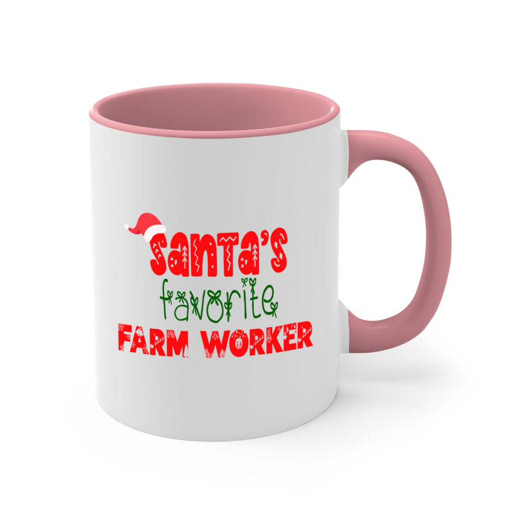 santas favorite farm worker style 811#- christmas-Mug / Coffee Cup