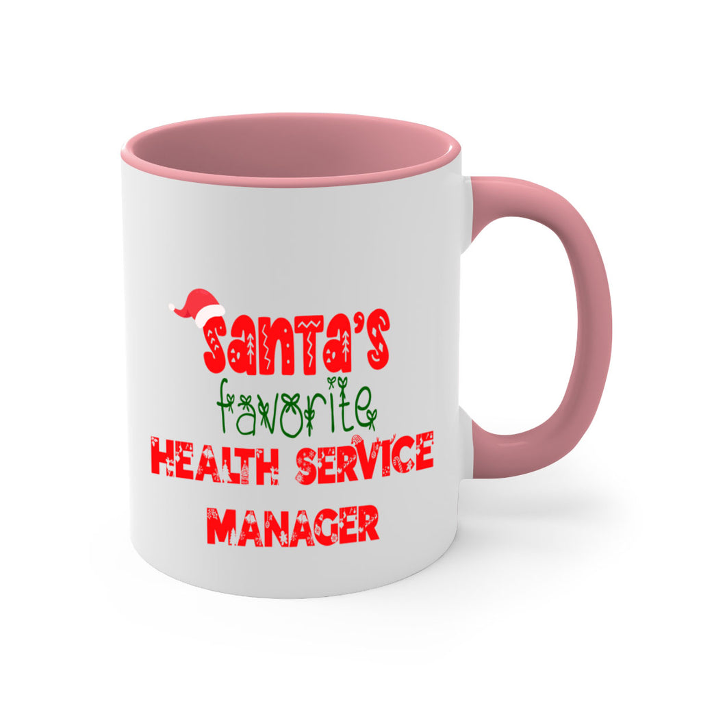 santas favorite health service manager style 866#- christmas-Mug / Coffee Cup