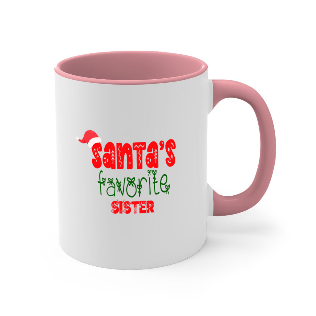 santas favorite sister style 1083#- christmas-Mug / Coffee Cup