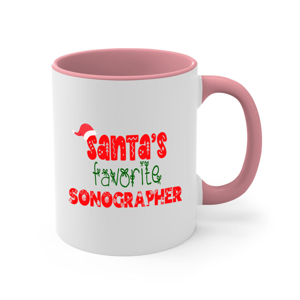 santas favorite sonographer style 1089#- christmas-Mug / Coffee Cup