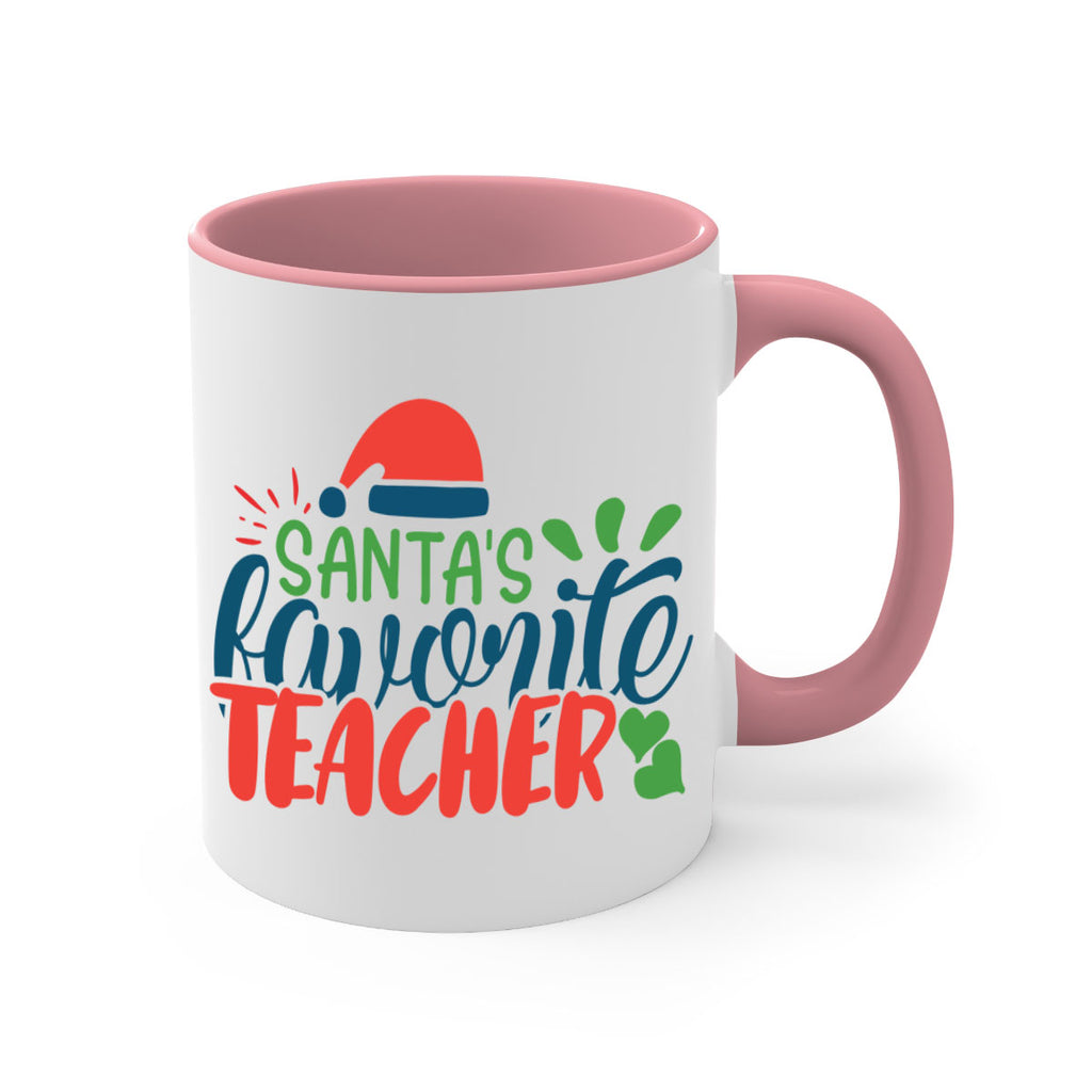 santas favorite teacher Style 151#- teacher-Mug / Coffee Cup