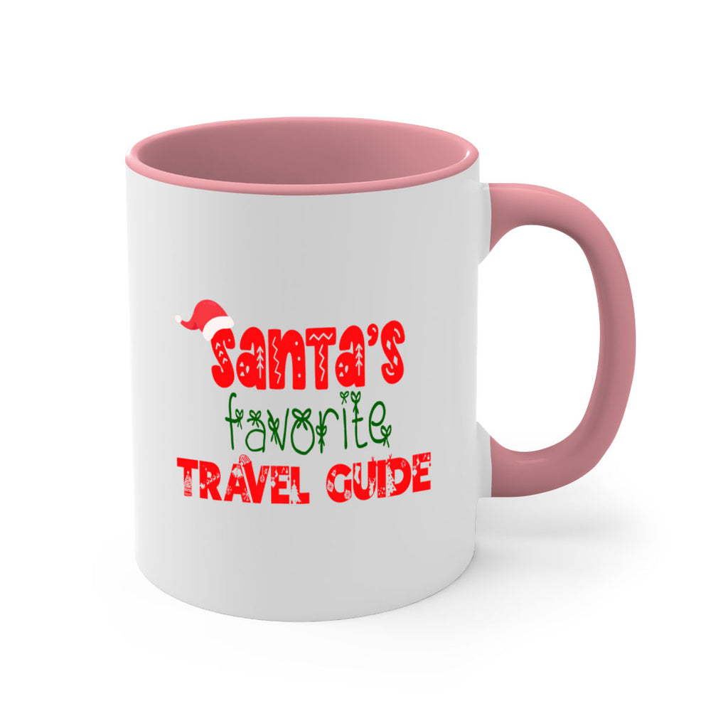 santas favorite travel guide style 1133#- christmas-Mug / Coffee Cup
