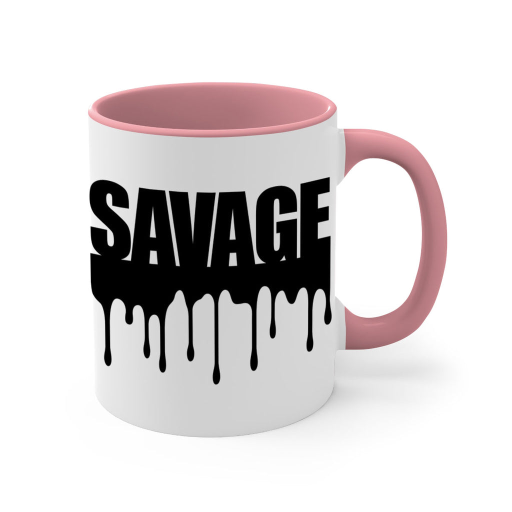 savage drip 41#- black words - phrases-Mug / Coffee Cup