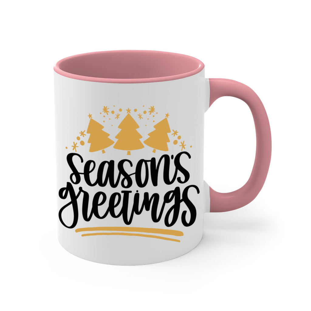 season greetings gold 51#- christmas-Mug / Coffee Cup