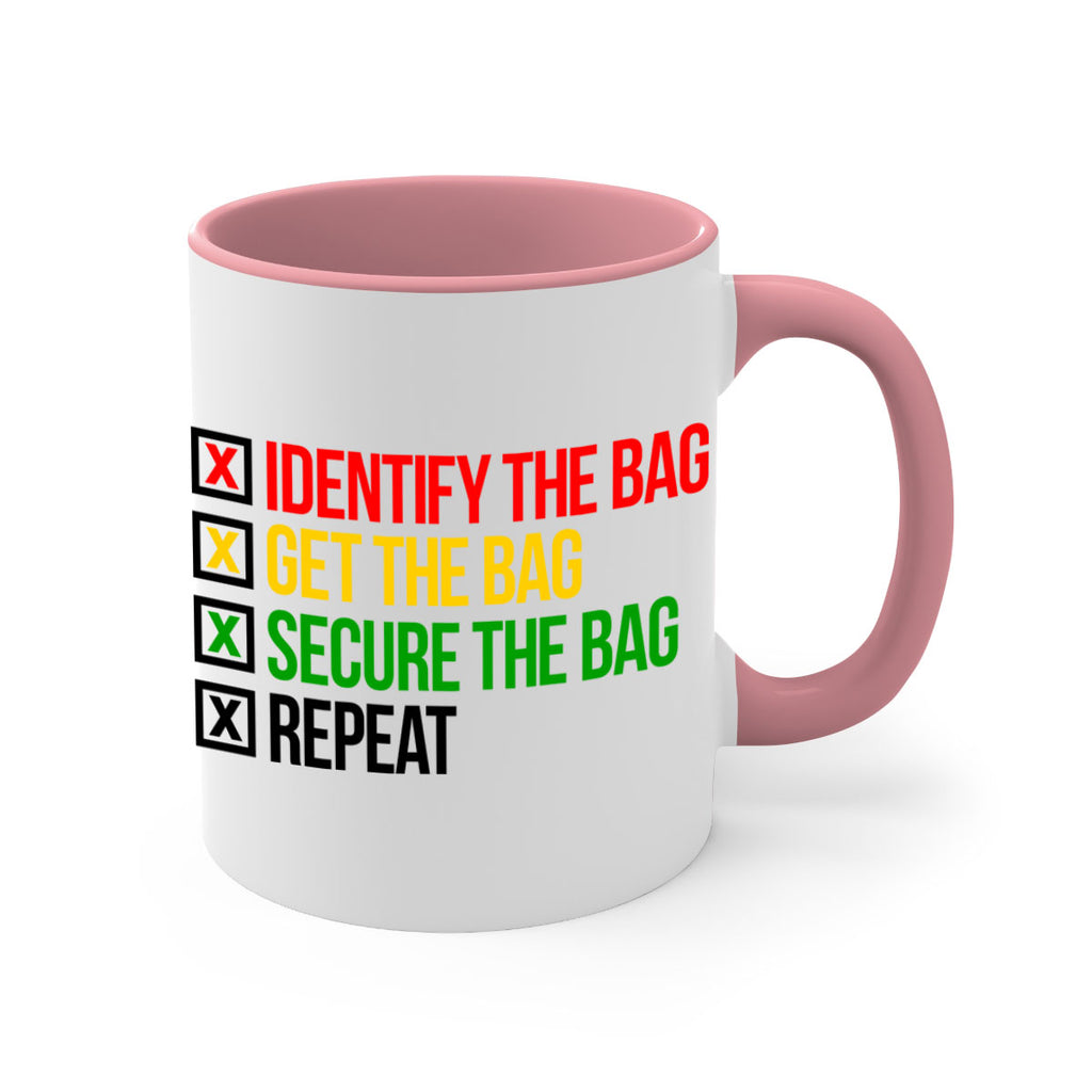 secure the bag 38#- black words - phrases-Mug / Coffee Cup