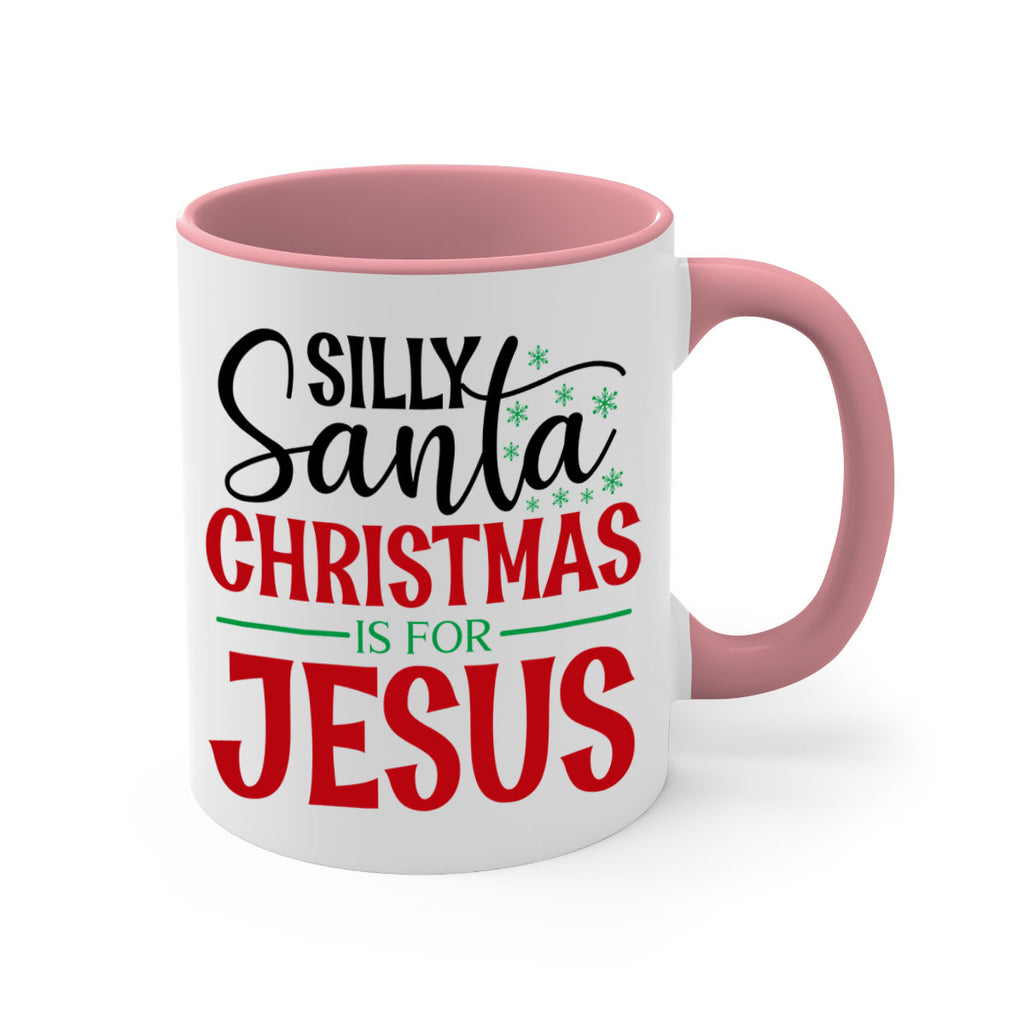 silly santa christmas is for jesus style 1174#- christmas-Mug / Coffee Cup