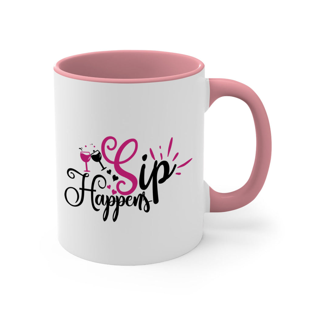 sip happens 163#- wine-Mug / Coffee Cup