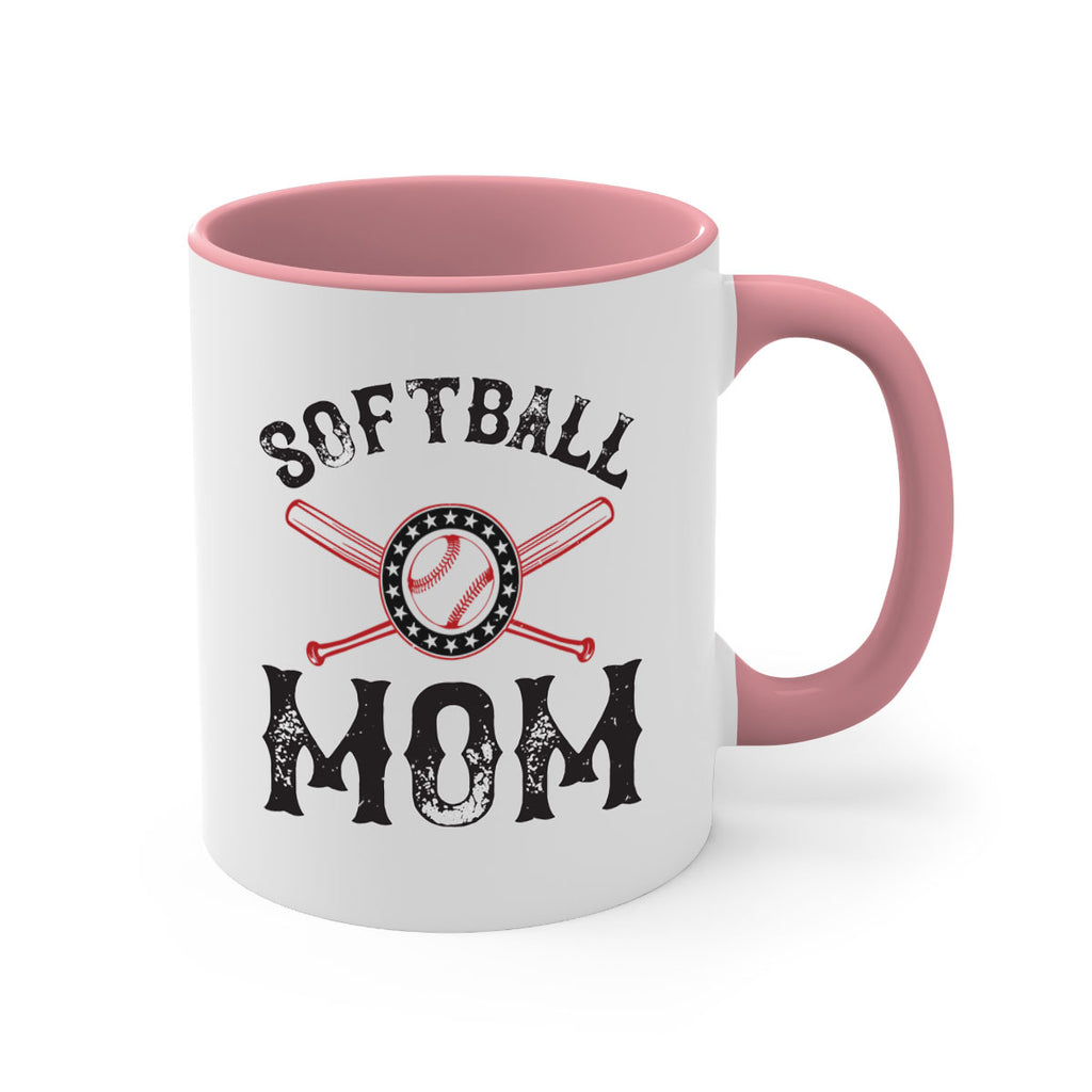 softball mom 66#- mom-Mug / Coffee Cup