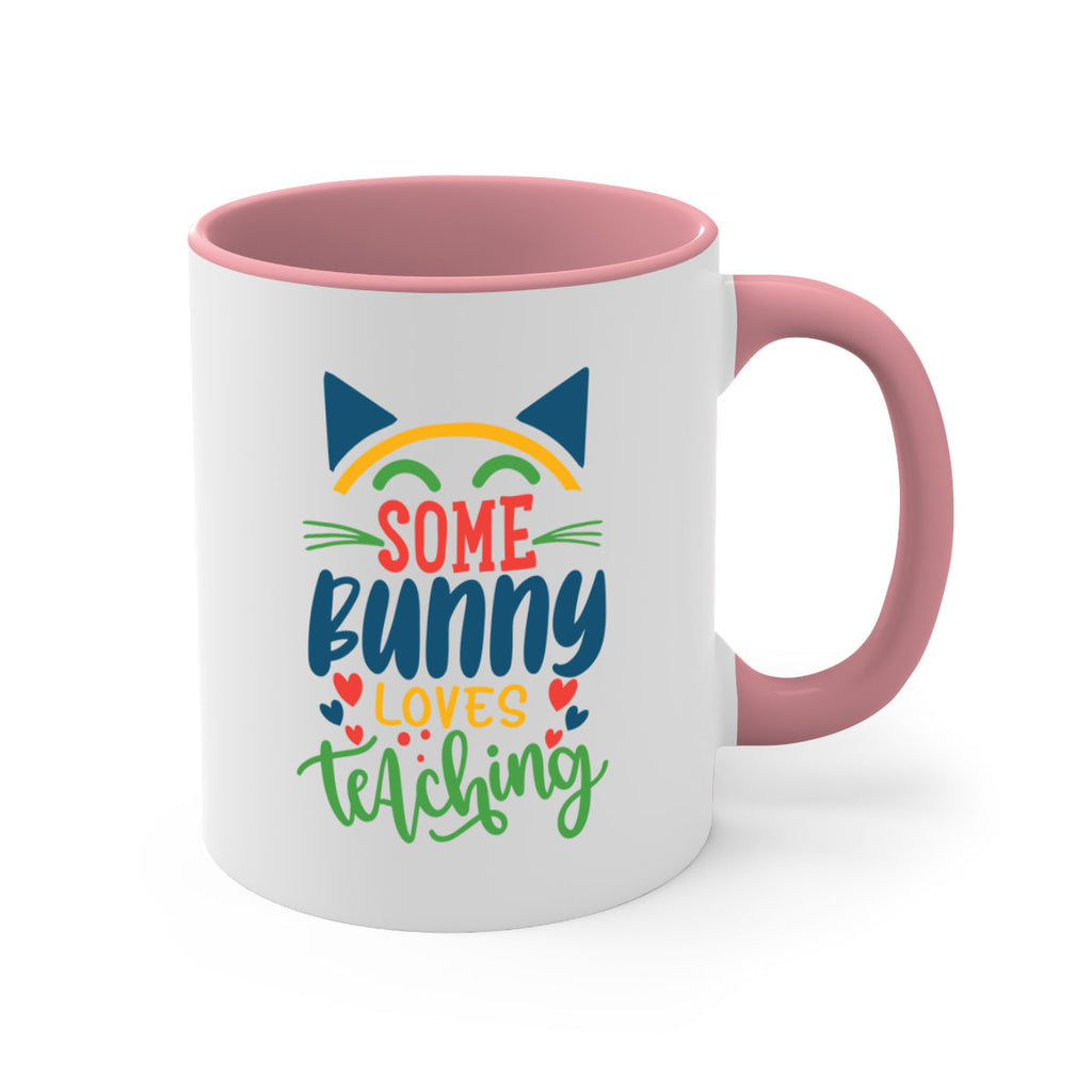 some bunny loves teaching Style 149#- teacher-Mug / Coffee Cup