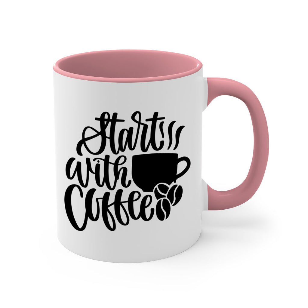 start with coffee 33#- coffee-Mug / Coffee Cup