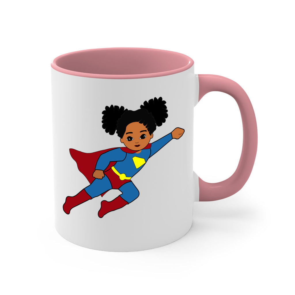 super kids girl 3#- Black women - Girls-Mug / Coffee Cup