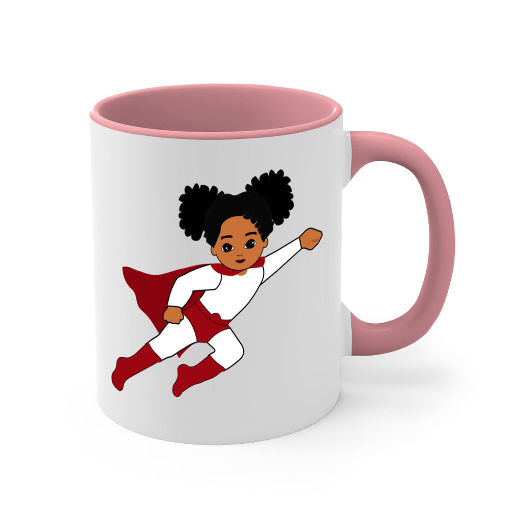 super kids girl 6#- Black women - Girls-Mug / Coffee Cup