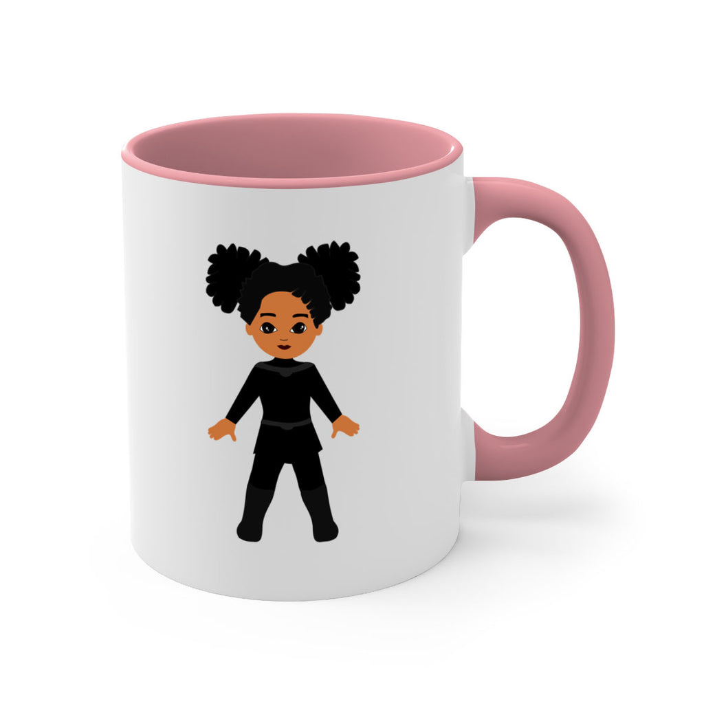 super kids girl 8#- Black women - Girls-Mug / Coffee Cup