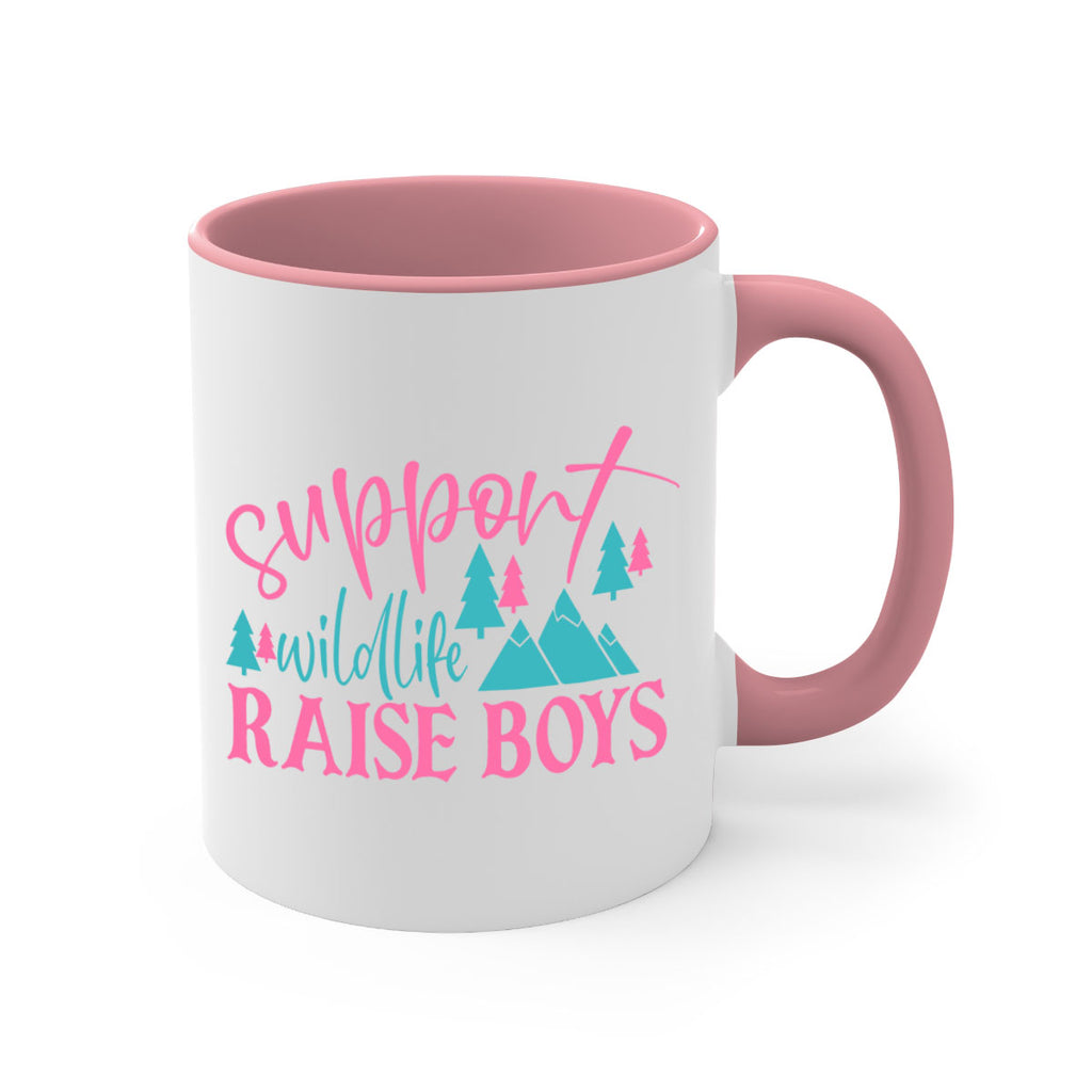 support wildlife raise boys 300#- mom-Mug / Coffee Cup