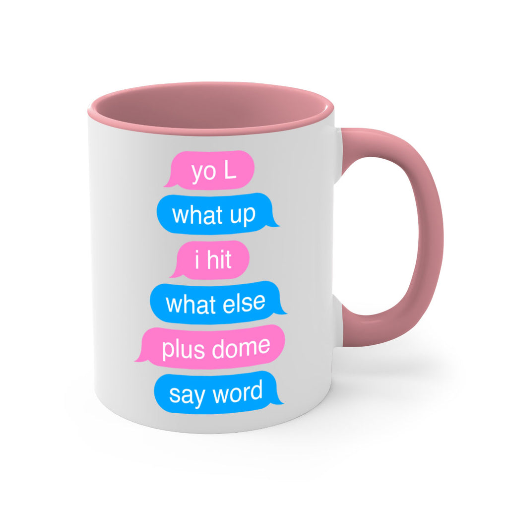 text conversation camron 23#- black words - phrases-Mug / Coffee Cup