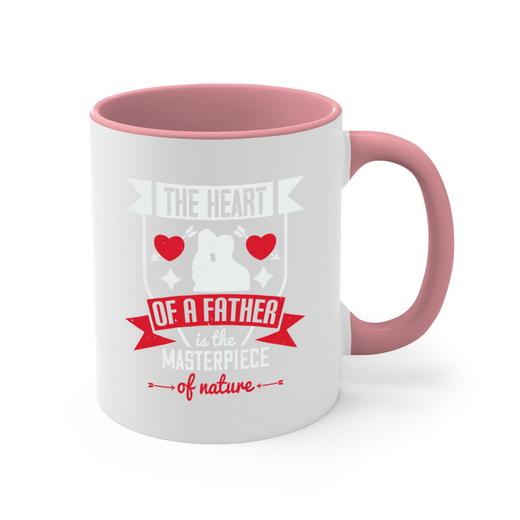 the heart of a father 159#- fathers day-Mug / Coffee Cup