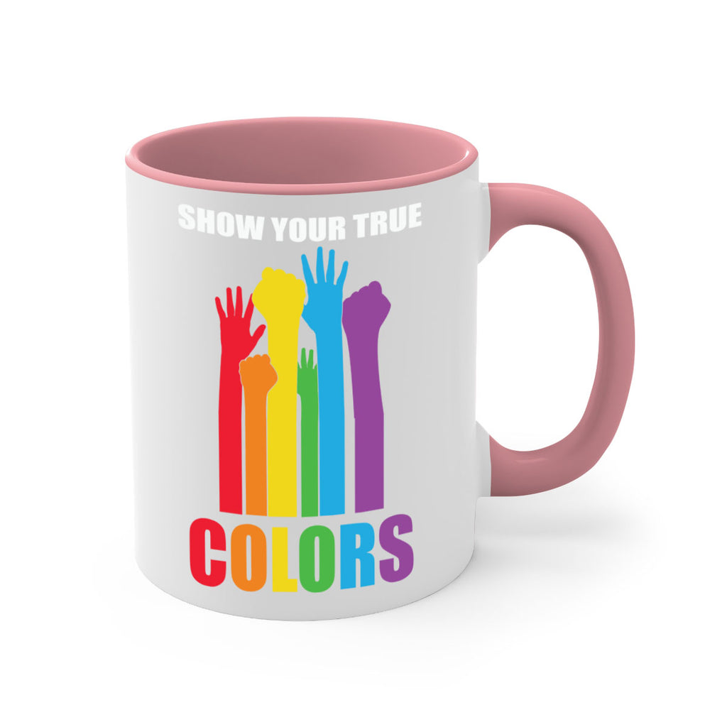true colors rainbow pride flag lgbt 9#- lgbt-Mug / Coffee Cup