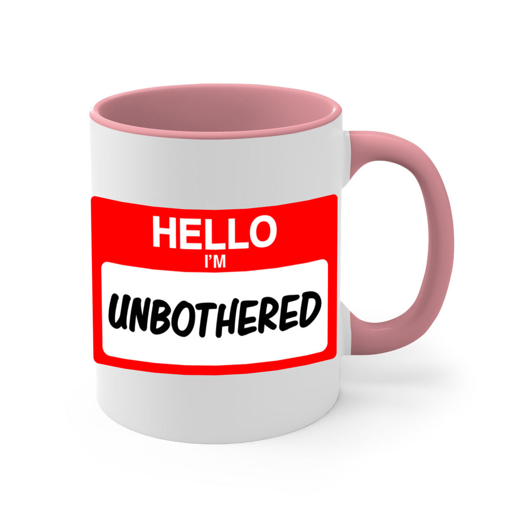 unbothered 14#- black words - phrases-Mug / Coffee Cup
