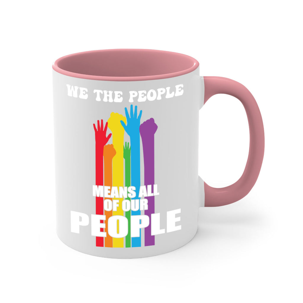 we the people means all lgbt 4#- lgbt-Mug / Coffee Cup