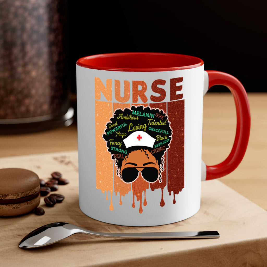 Black Nurse African Melanin Juneteenth 22#- juneteenth-Mug / Coffee Cup