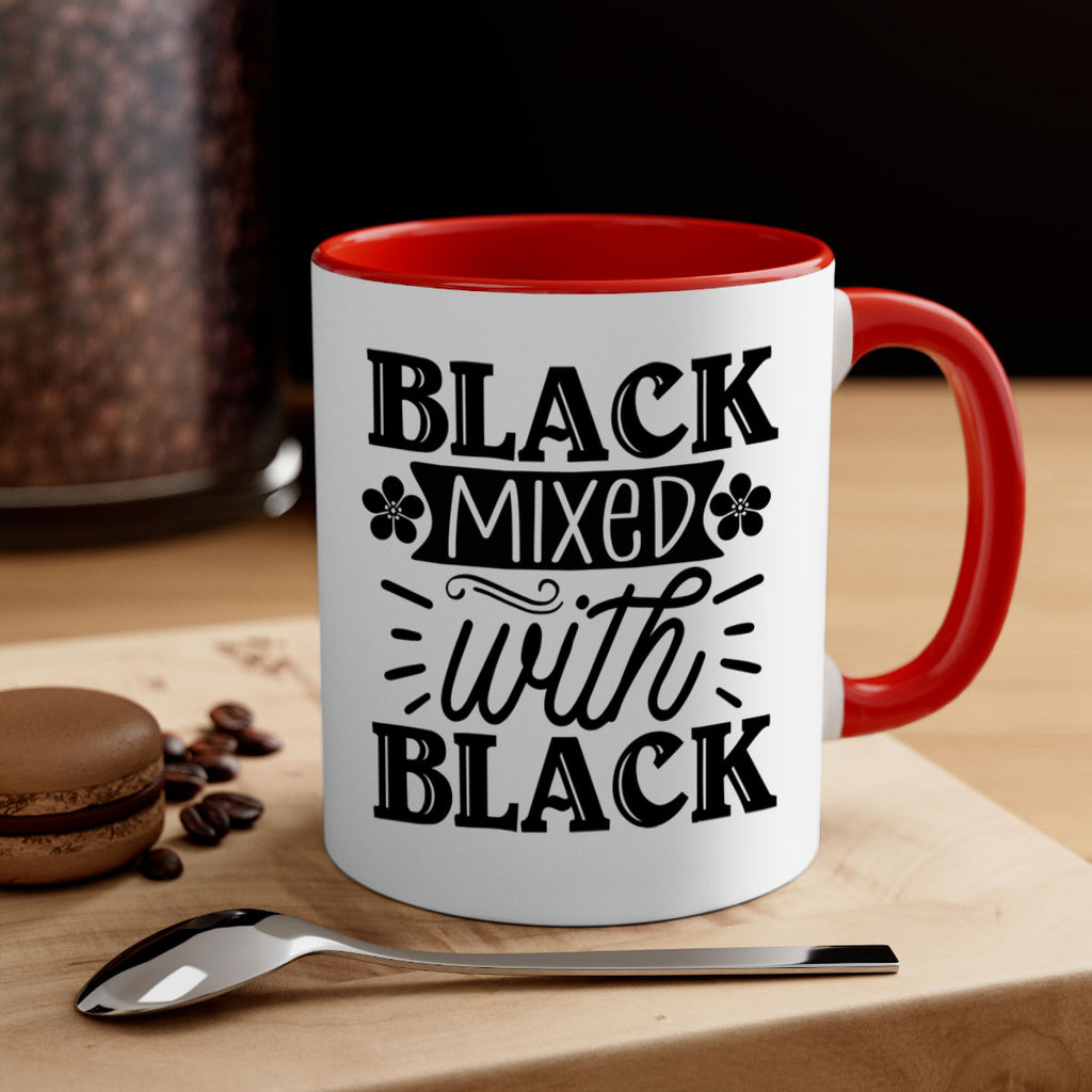 Black mixed with black Style 56#- Black women - Girls-Mug / Coffee Cup
