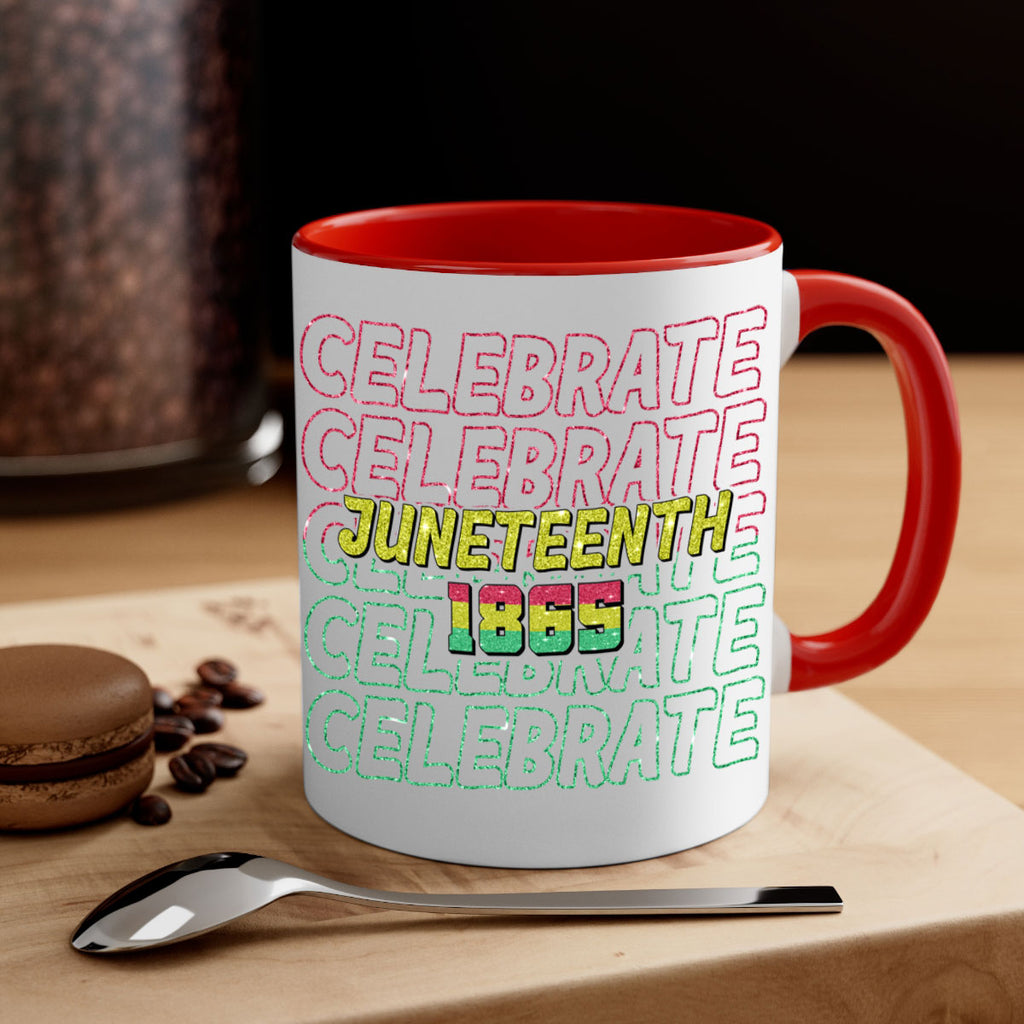 Celabrate Juneteenth Since 1865 Png 18#- juneteenth-Mug / Coffee Cup