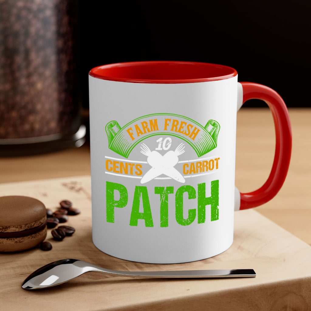 Farm Fresh cents carrot patch 22#- Farm and garden-Mug / Coffee Cup