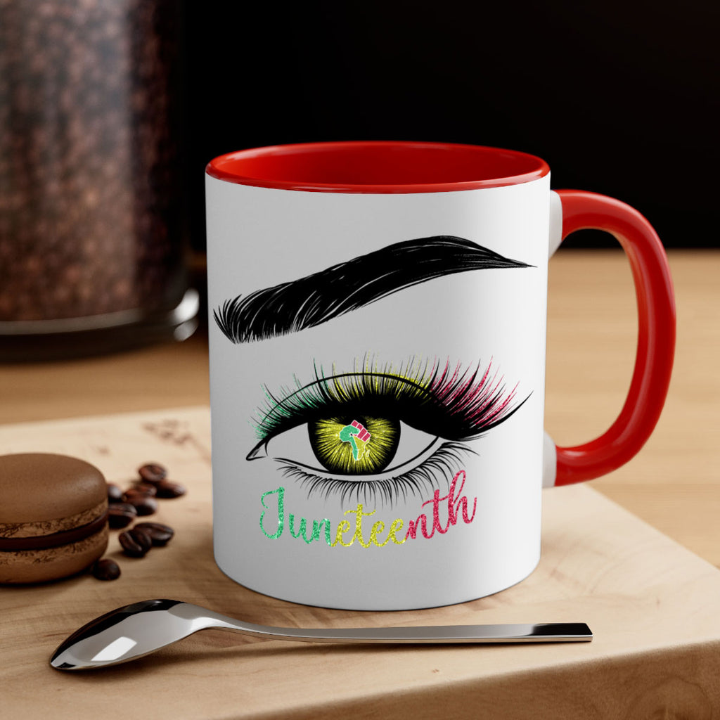Juneteenth 1865 GirlS Eye 3#- juneteenth-Mug / Coffee Cup