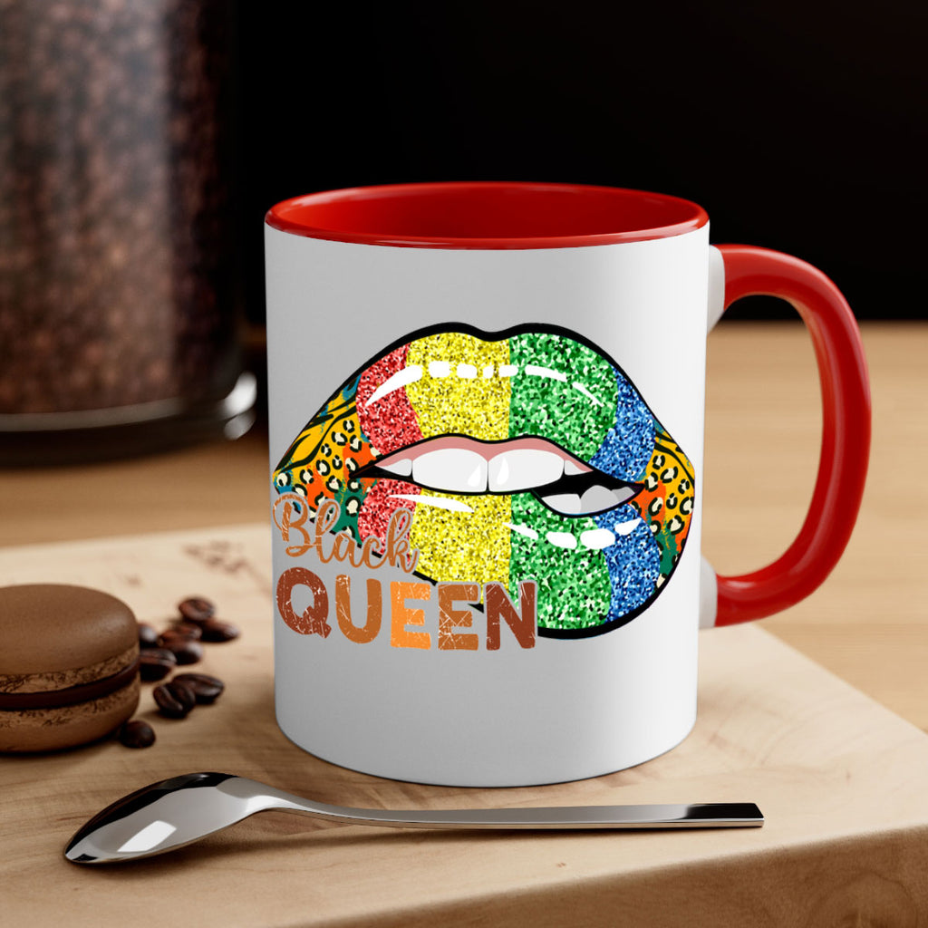 Juneteenth Black Queen Sexy Lip Png 35#- juneteenth-Mug / Coffee Cup