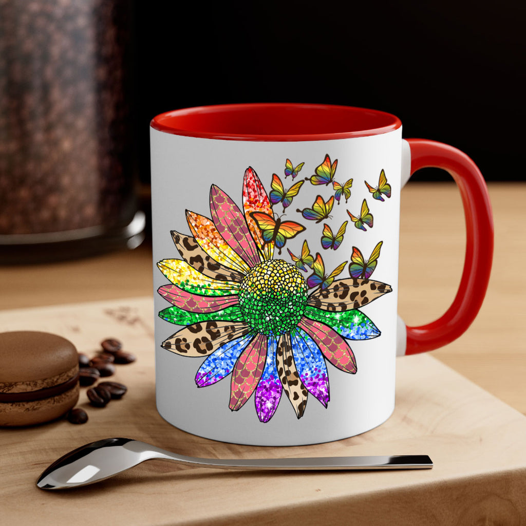 Lgbt Butterfly Sunflower  Png 52#- lgbt-Mug / Coffee Cup