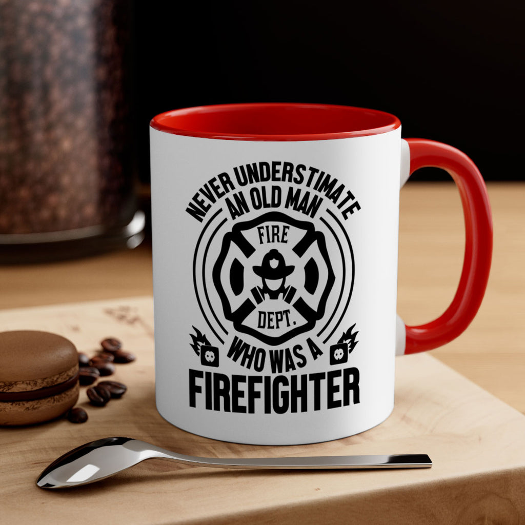 Never understimate Style 48#- fire fighter-Mug / Coffee Cup