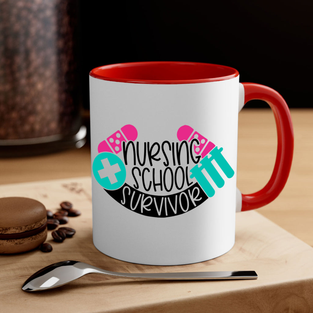 Nursing School Survivor Style Style 64#- nurse-Mug / Coffee Cup