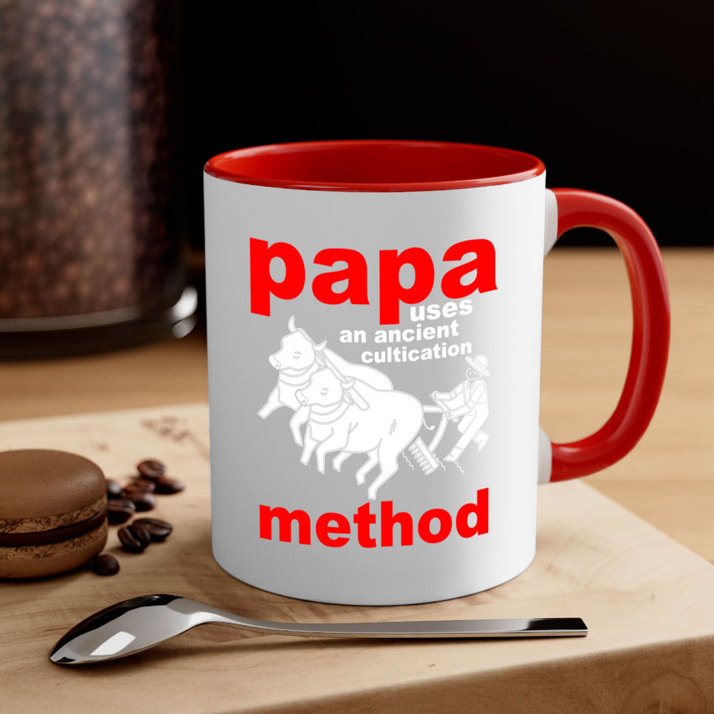 PAPA USES an ancient 113#- grandpa-Mug / Coffee Cup