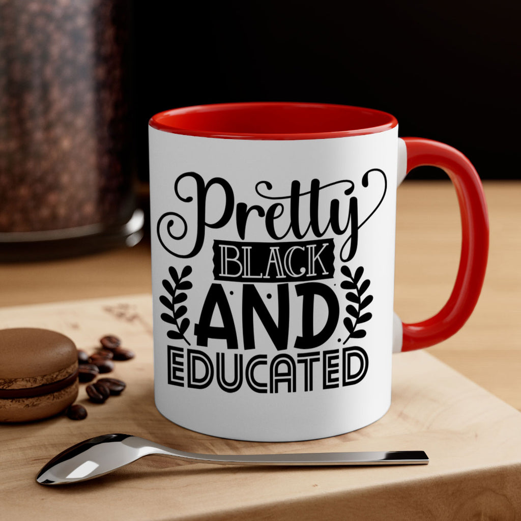 Pretty black and educated Style 11#- Black women - Girls-Mug / Coffee Cup