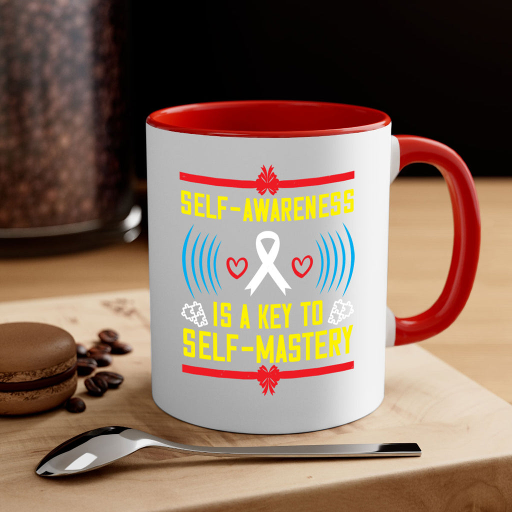 Self wareness is a key to self mastery Style 32#- Self awareness-Mug / Coffee Cup