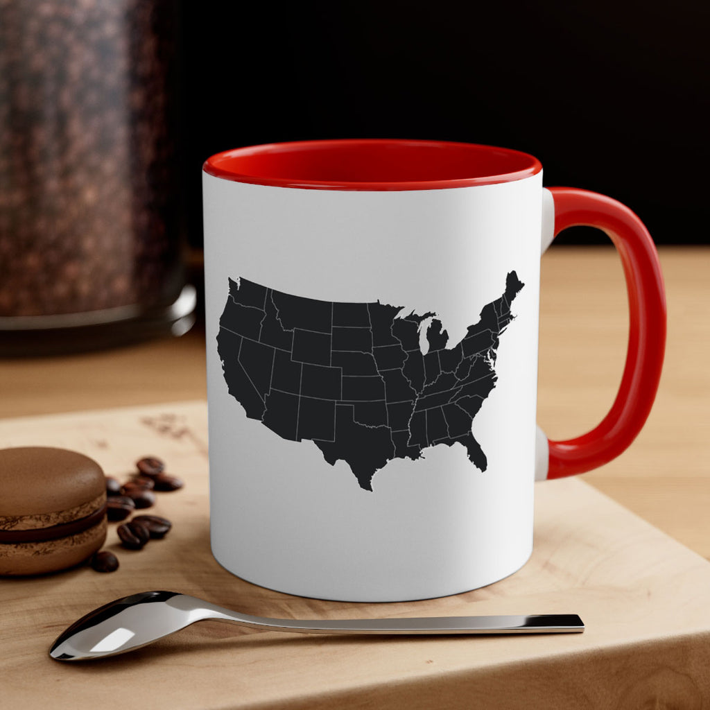 Separate Color Map Style 71#- 4th Of July-Mug / Coffee Cup