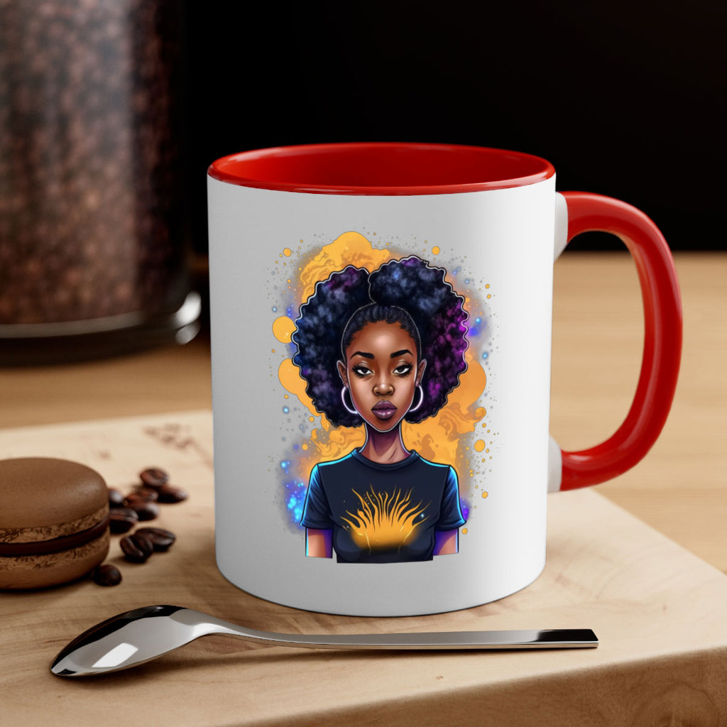 Sparkling Black Girl Design 15#- Black women - Girls-Mug / Coffee Cup