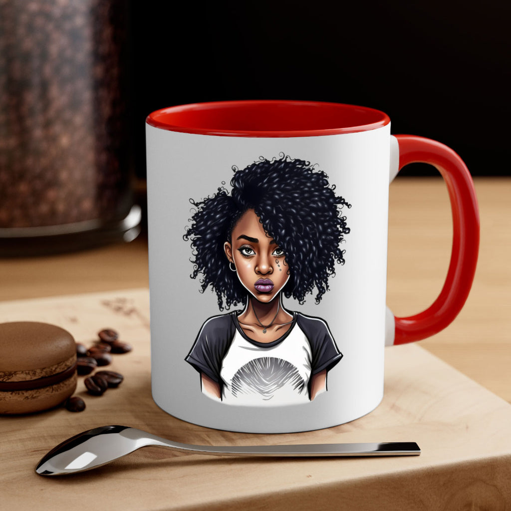 Sparkling Black Girl Design 18#- Black women - Girls-Mug / Coffee Cup