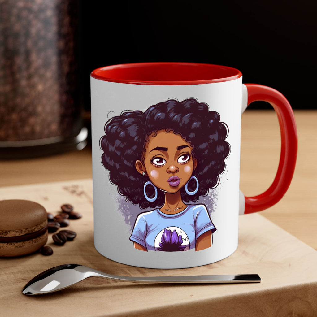 Sparkling Black Girl Design 20#- Black women - Girls-Mug / Coffee Cup