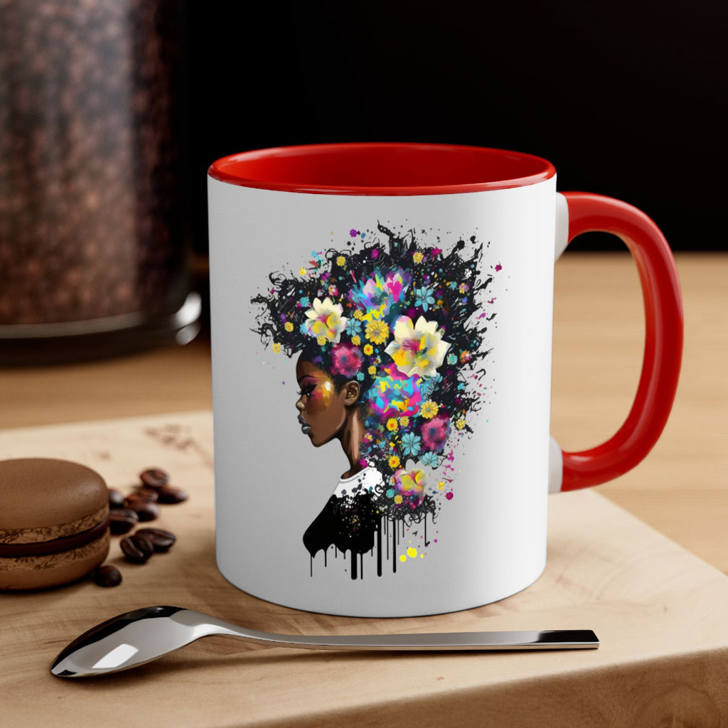 Sparkling Black Girl Design 2#- Black women - Girls-Mug / Coffee Cup