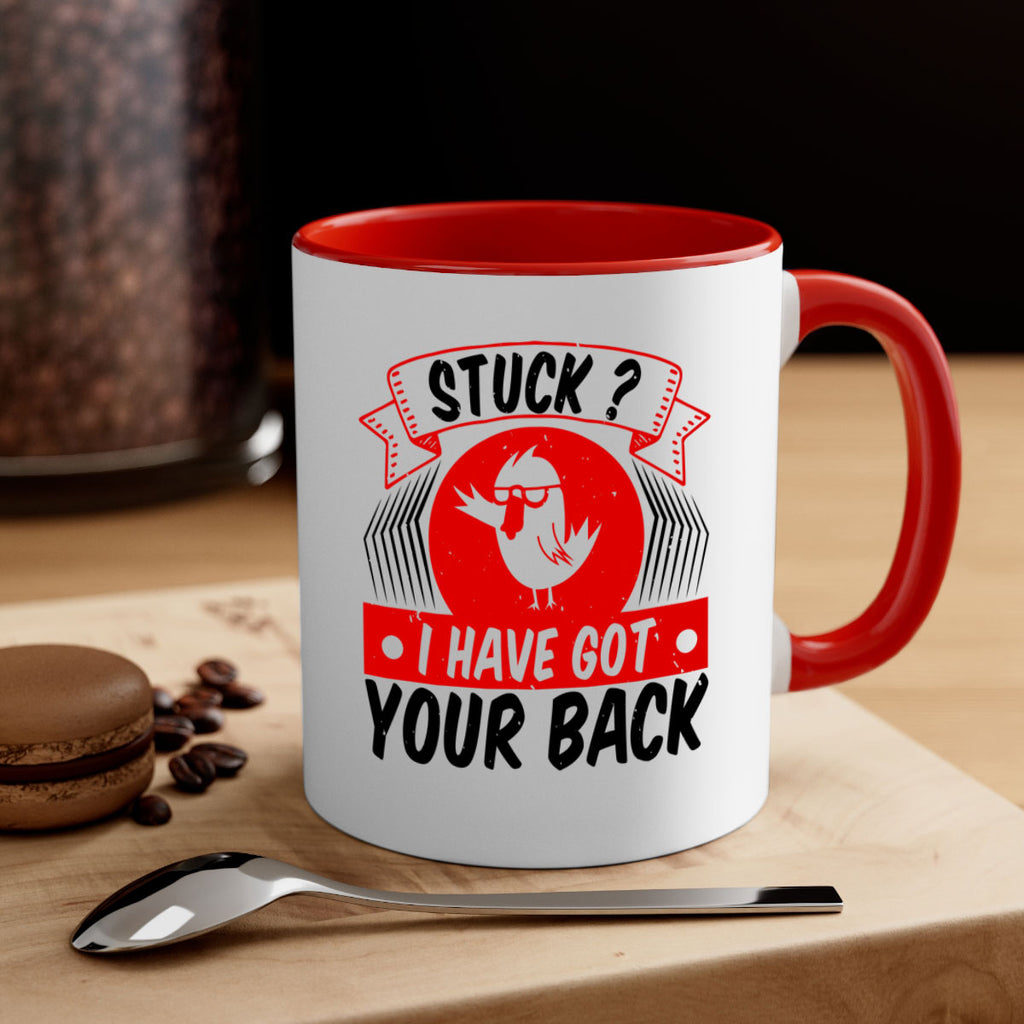 Stuck I have got your back Style 18#- duck-Mug / Coffee Cup