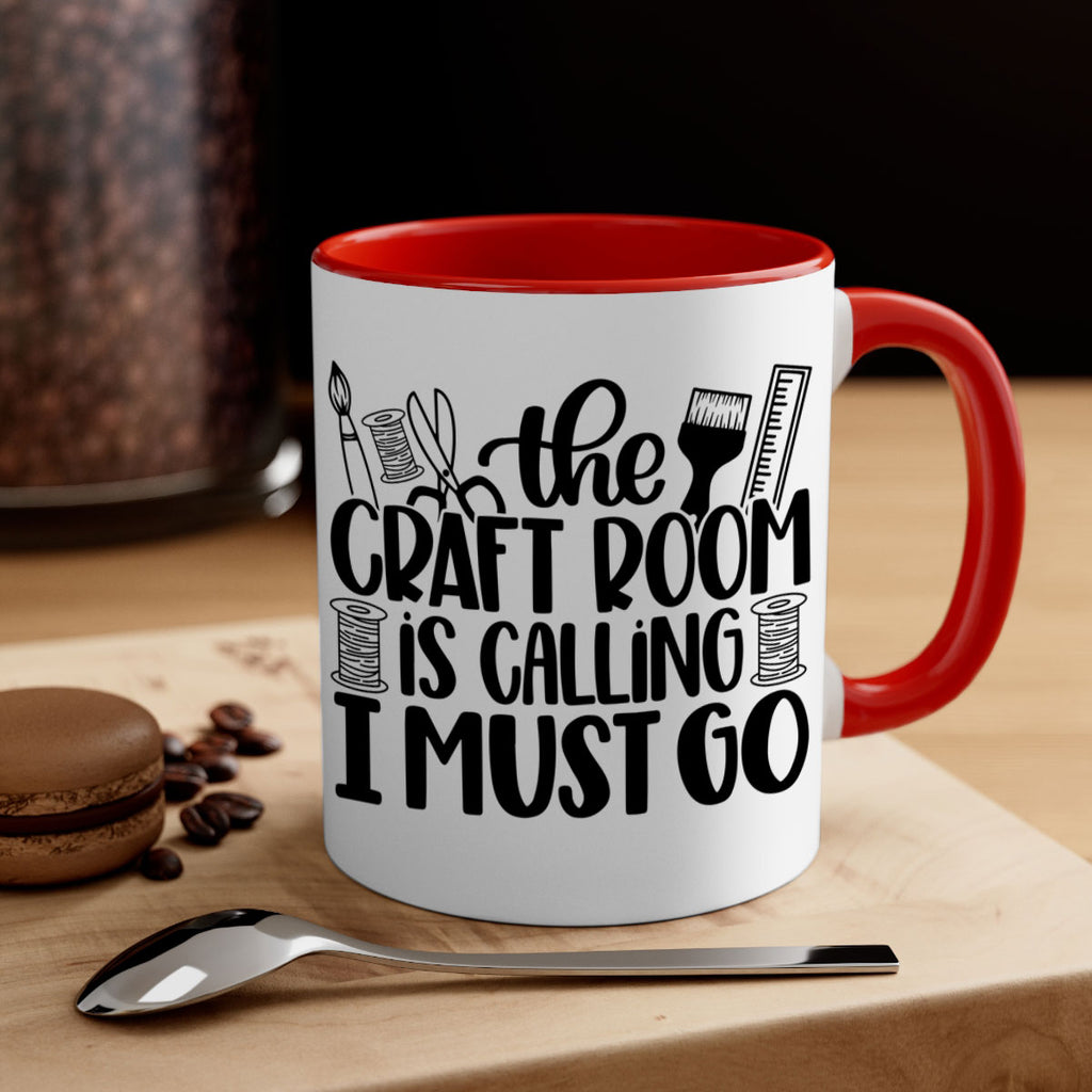 The Craft Room Is Calling 6#- crafting-Mug / Coffee Cup